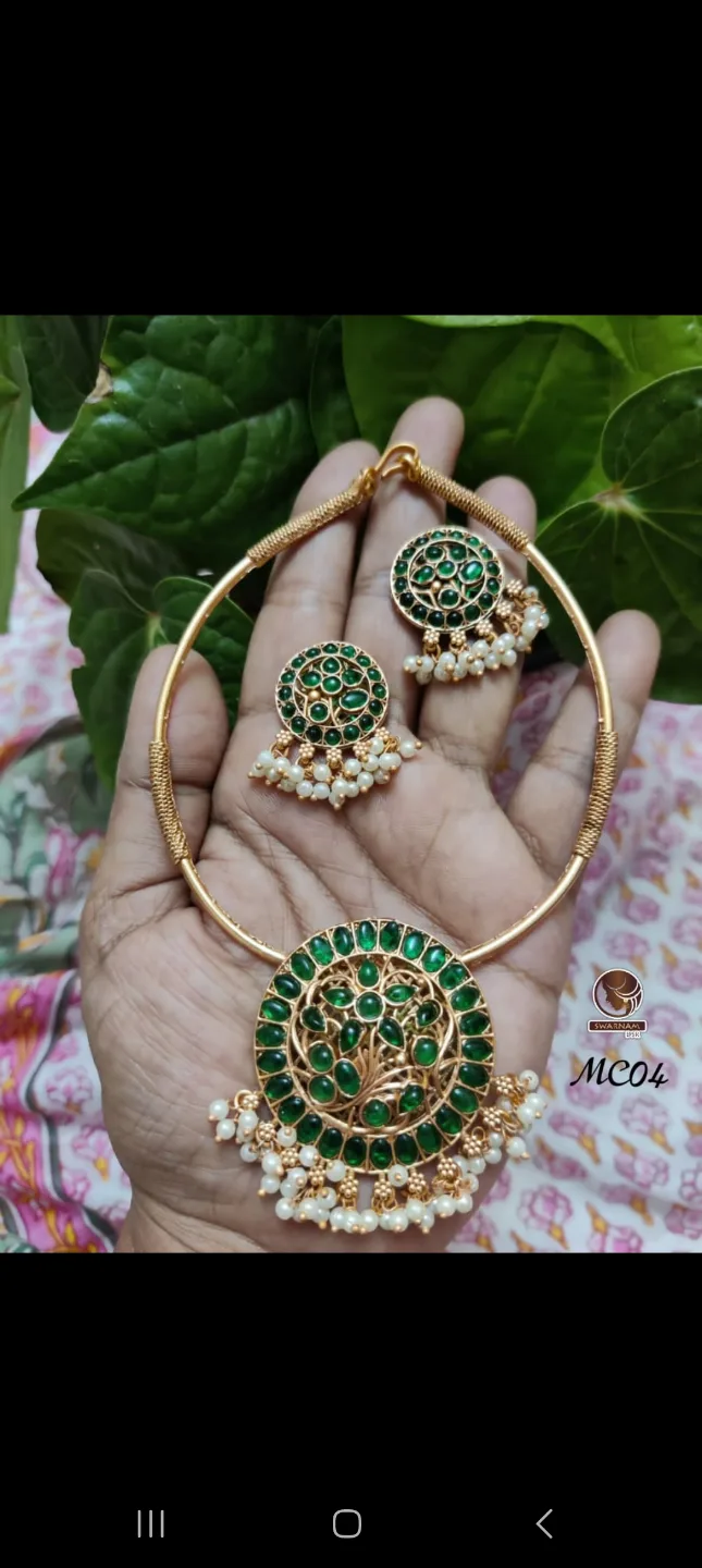 BRAND NEW Gorgeous Kundan Necklace Sets  💚 image indicator(10)