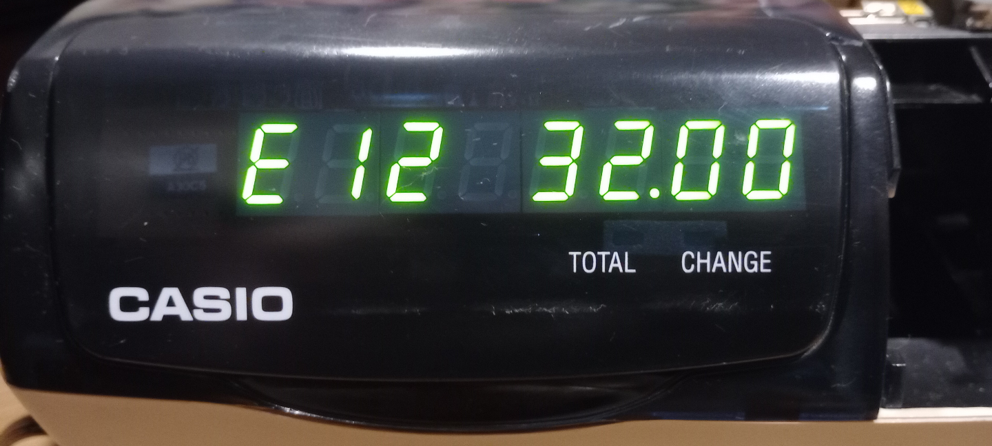 Casio PCR-T2000 Cash Register - photo 2