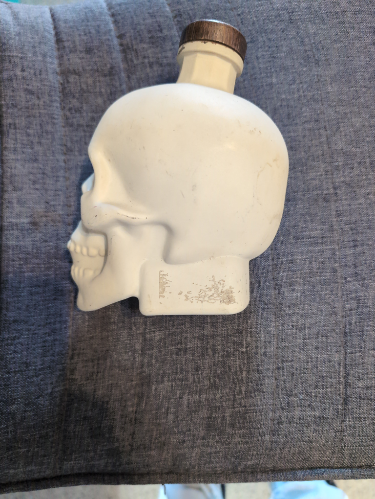 Collectible Skull Shaped Liquor Bottle - photo 3