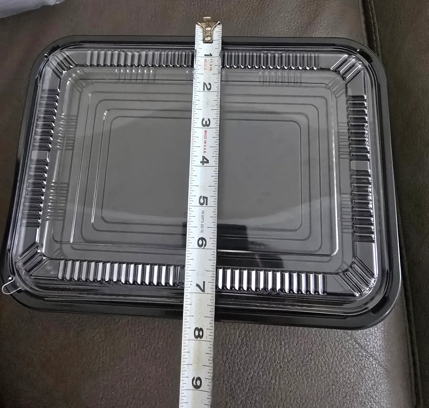 Black Plastic Food Containers with Lids (Pack of 50) image indicator(7)