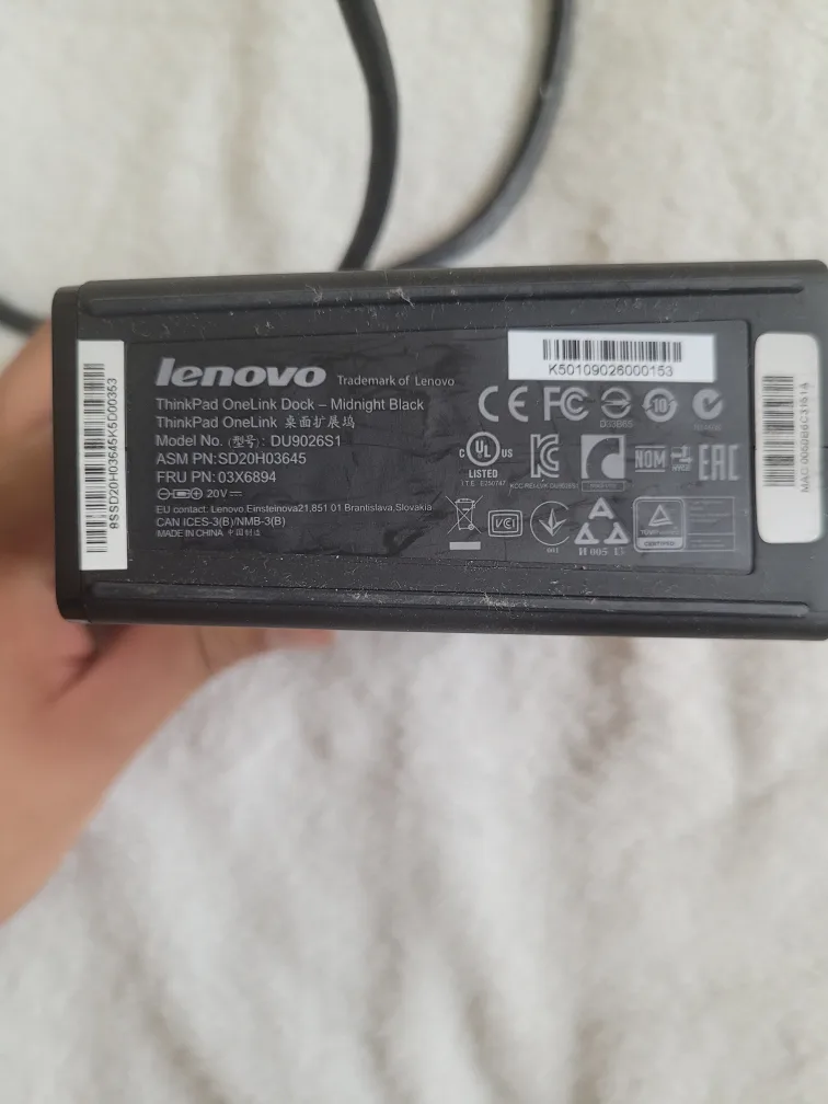 Lenovo ThinkPad OneLink Dock - Midnight Black image indicator(4)