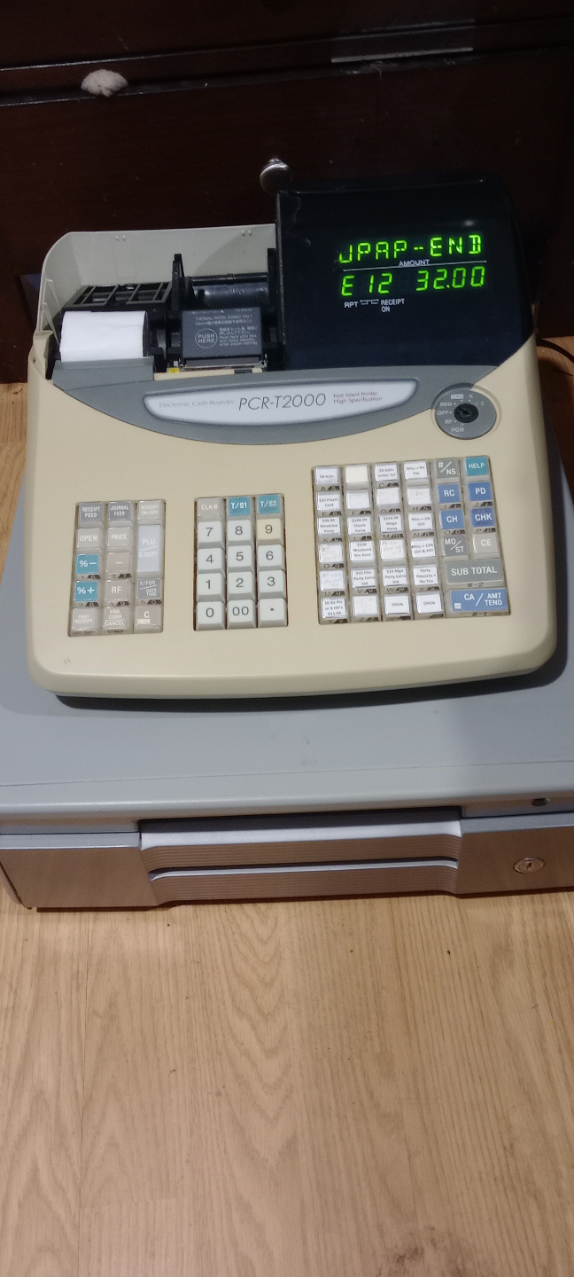 Casio PCR-T2000 Cash Register
