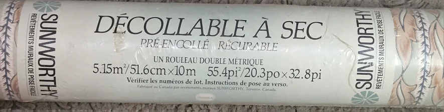 Vintage Sunworthy Wallpaper Double Roll SH6259 image indicator(3)