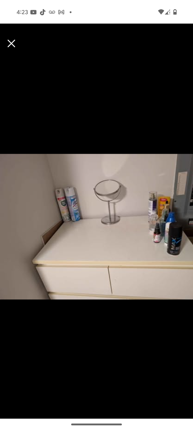 White dresser with six drawers - photo 5