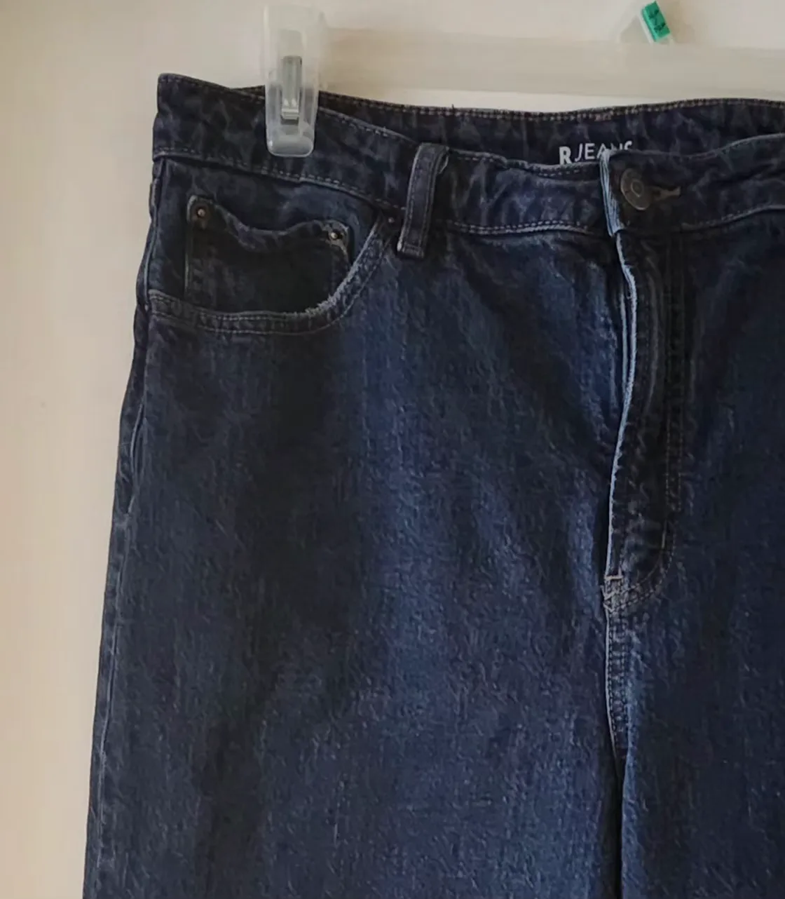 R Jeans Wide Leg Dark Wash Jeans image indicator(4)