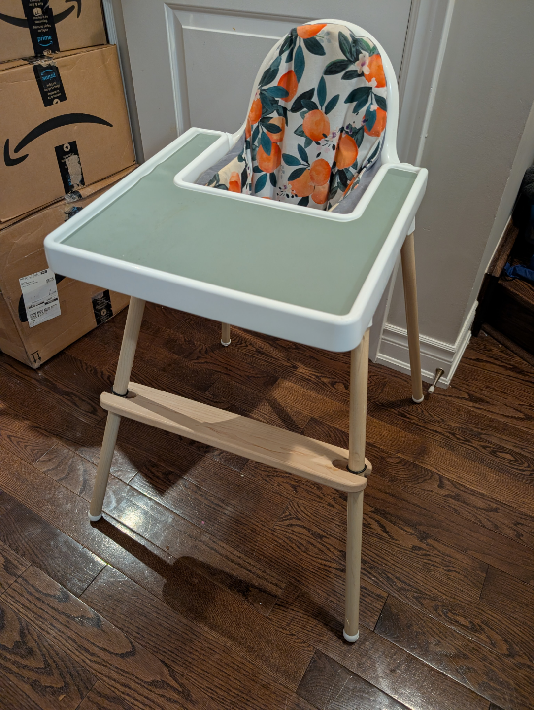 IKEA custome High Chair with Tray and Footrest - photo 2
