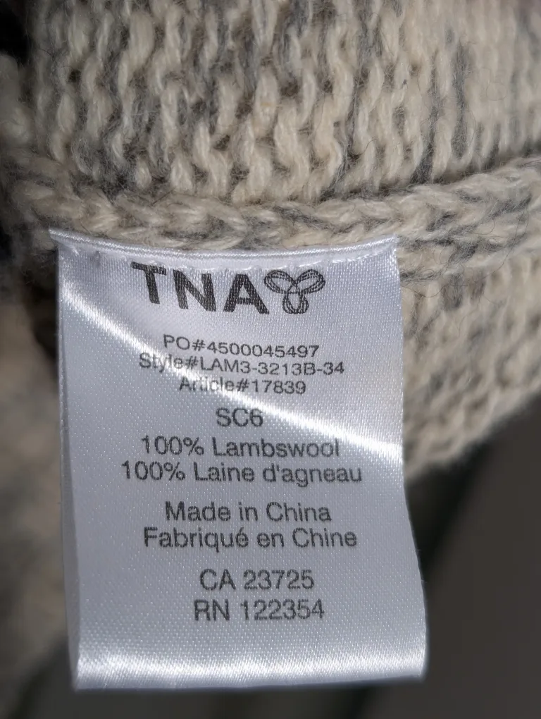 TNA - 100% Lambwool sweater image indicator(6)
