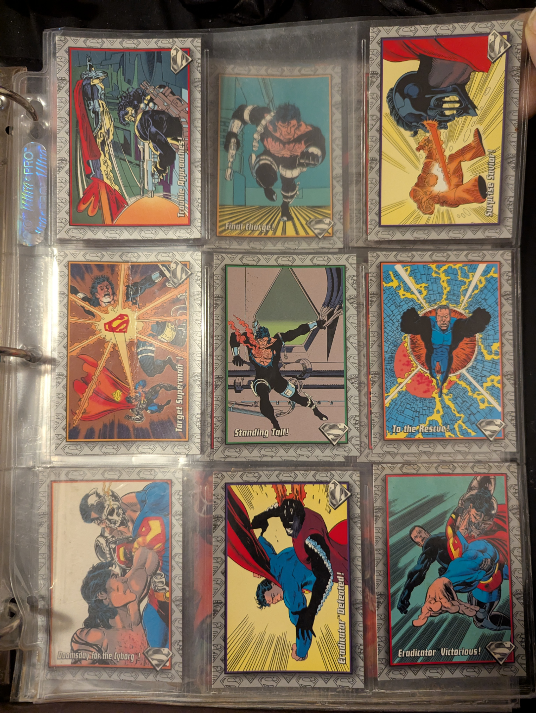 DC Comics Superman Trading Cards Death of Superman - photo 3