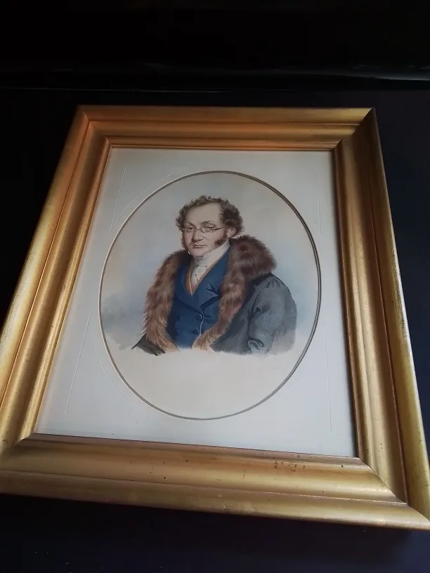 Antique Portrait 1827 by Josef Kriehuber image indicator(3)