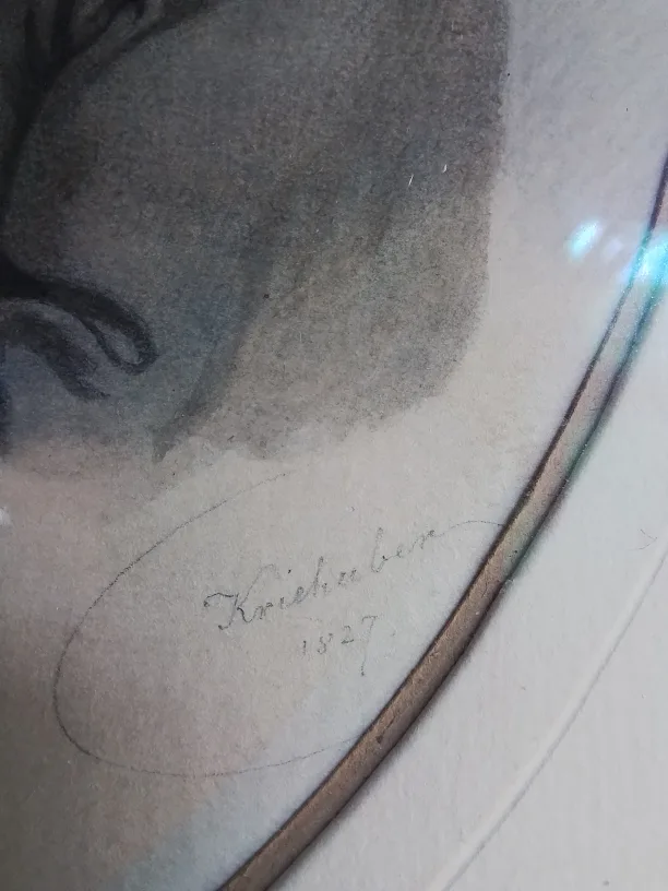 Antique Portrait 1827 by Josef Kriehuber image indicator(4)
