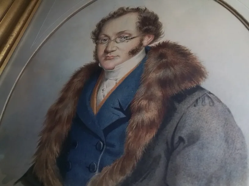 Antique Portrait 1827 by Josef Kriehuber image indicator(6)