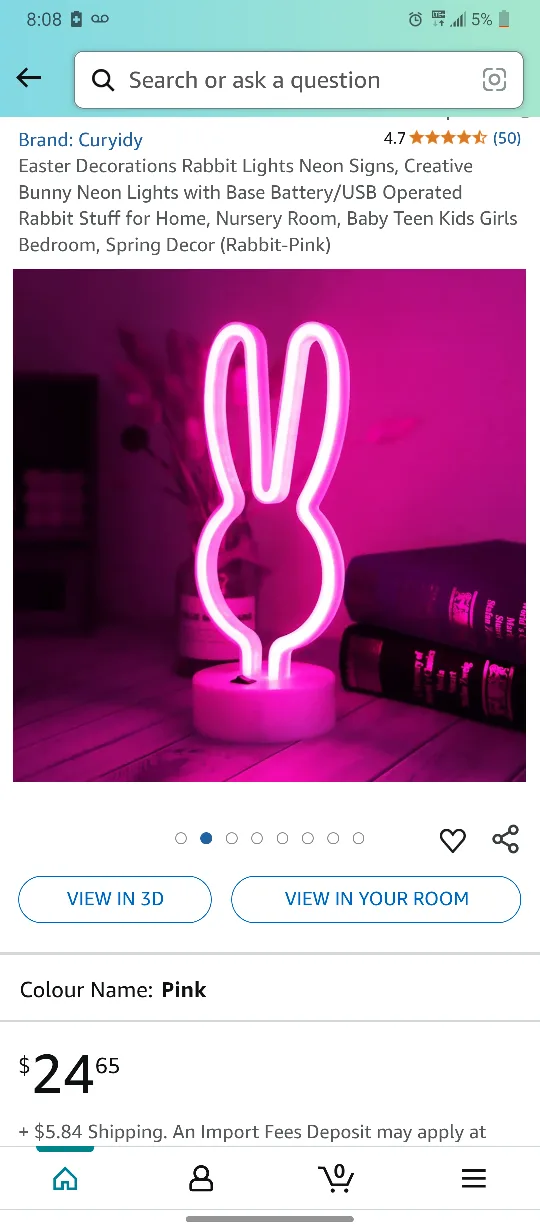 Rabbit Neon Pink Link New thumbnail