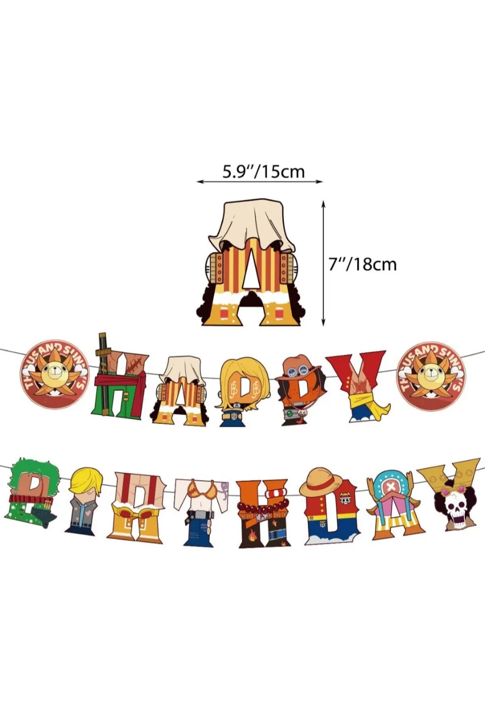 One Piece Birthday Party Set image indicator(8)