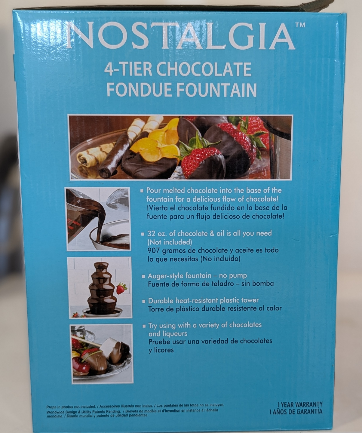 Nostalgia 4-Tier Chocolate Fondue Fountain - photo 2