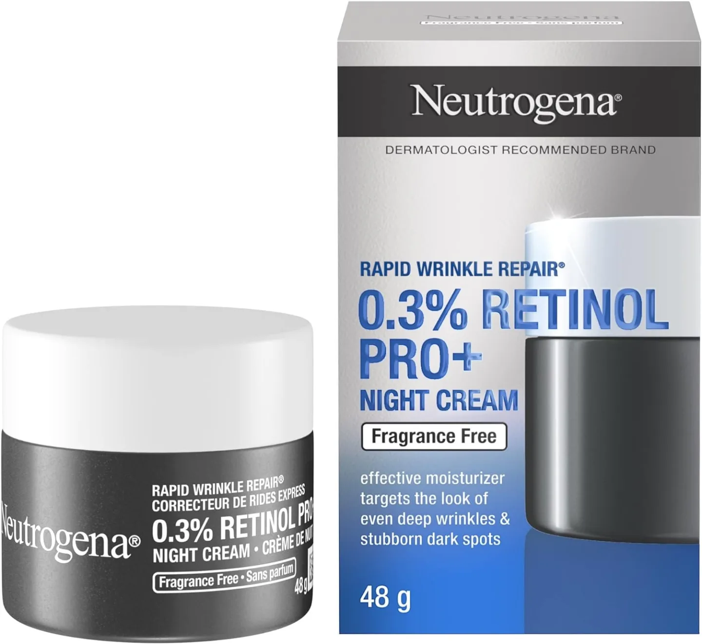Neutrogena Rapid Wrinkle Repair 0.3% Retinol Pro+ Night Cream image indicator(4)