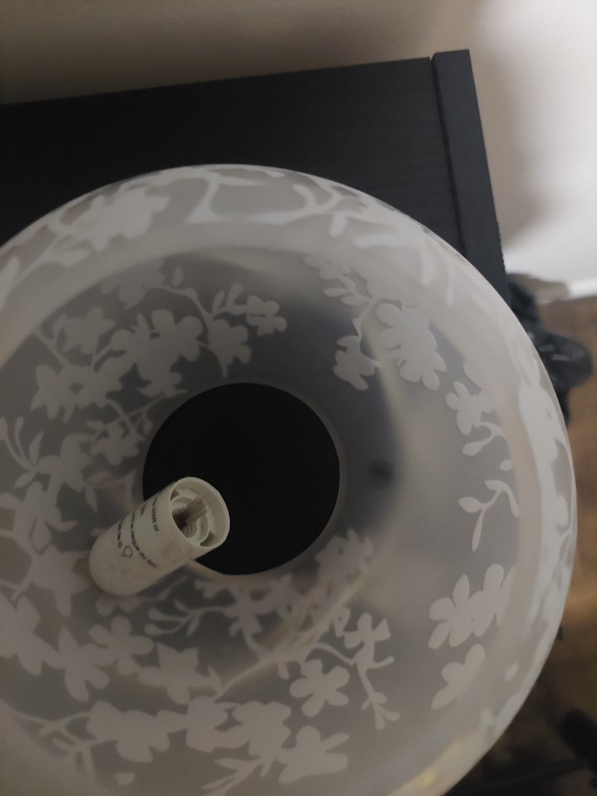 IKEA knibbig Floral Table Lamp.  needs ikea light bulb - photo 3