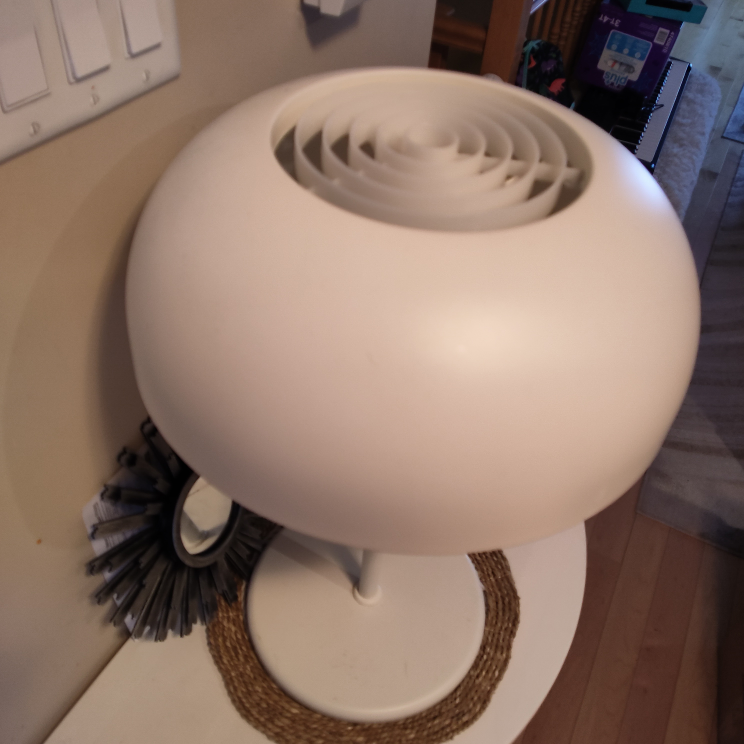 White Modern Table Lamp - photo 3