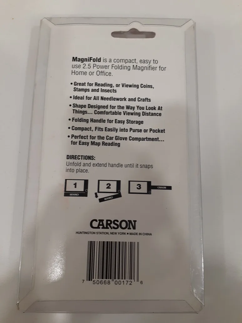 Carson MagniFold Folding Magnifier image indicator(2)