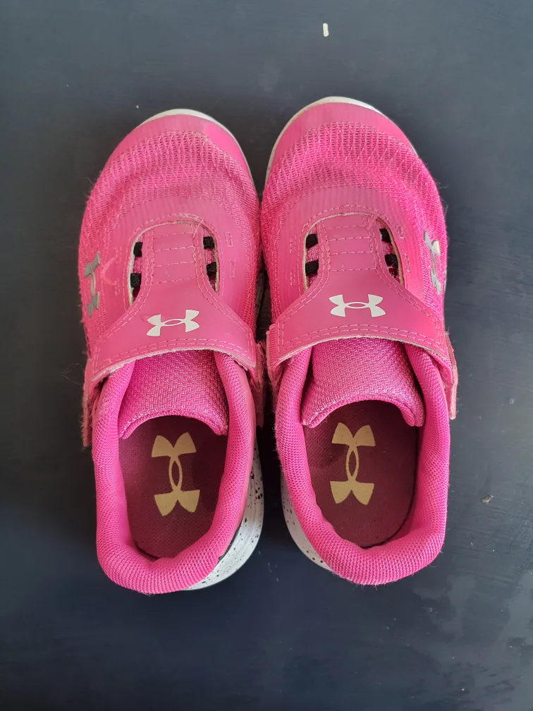 Pink Under Armour Toddler Girls' Running Shoes #freecycle image indicator(2)