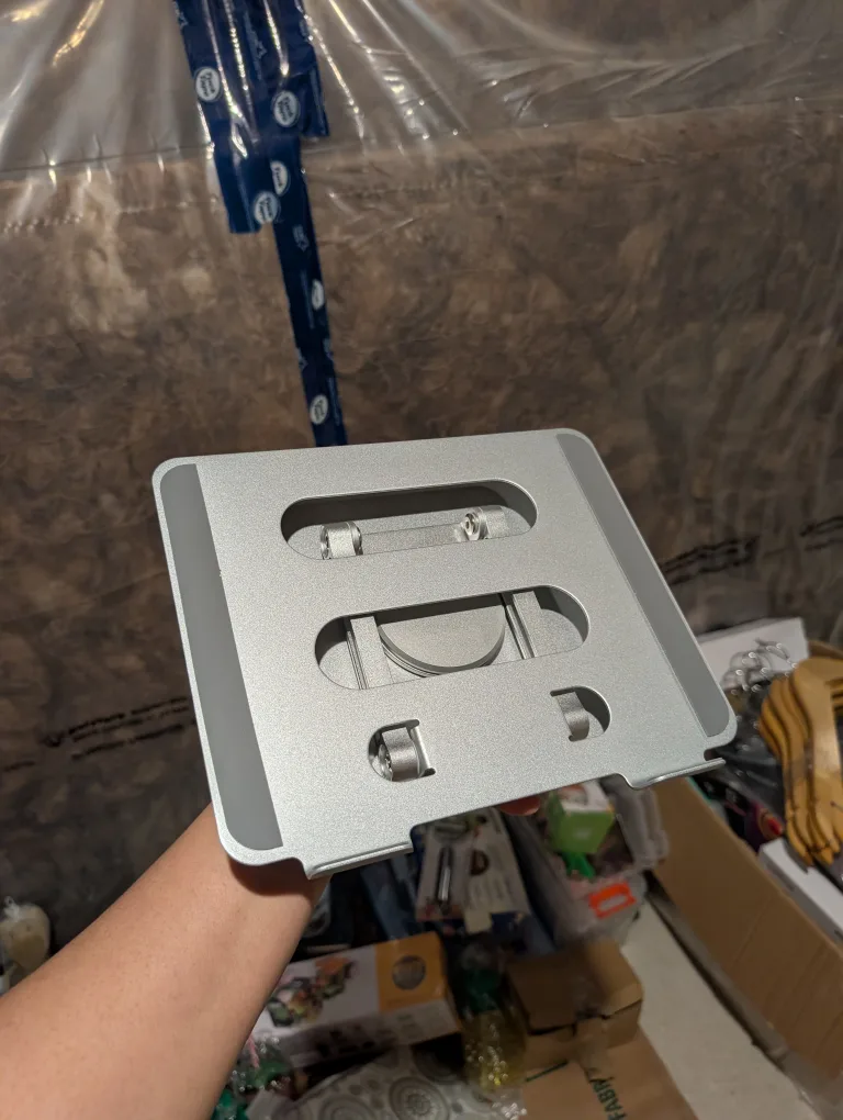 360 rotating Big & small Laptop Stand, Adjustable, Aluminum image indicator(2)