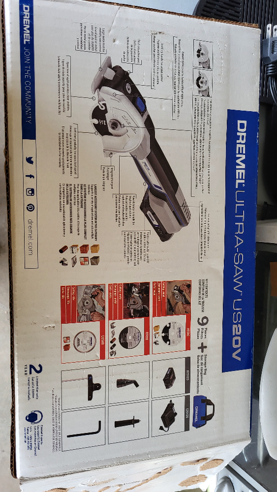 Dremel Ultra-Saw US20V 20V Max Cordless Multi-Saw Kit - photo 2