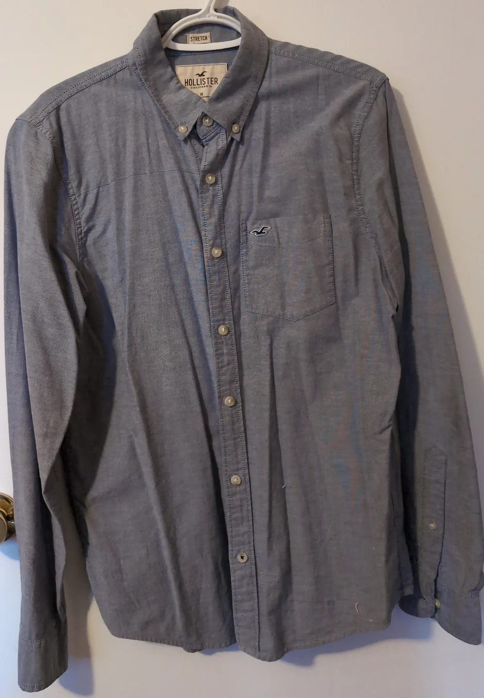 Hollister Men's Stretch Oxford Button-Down Shirt thumbnail
