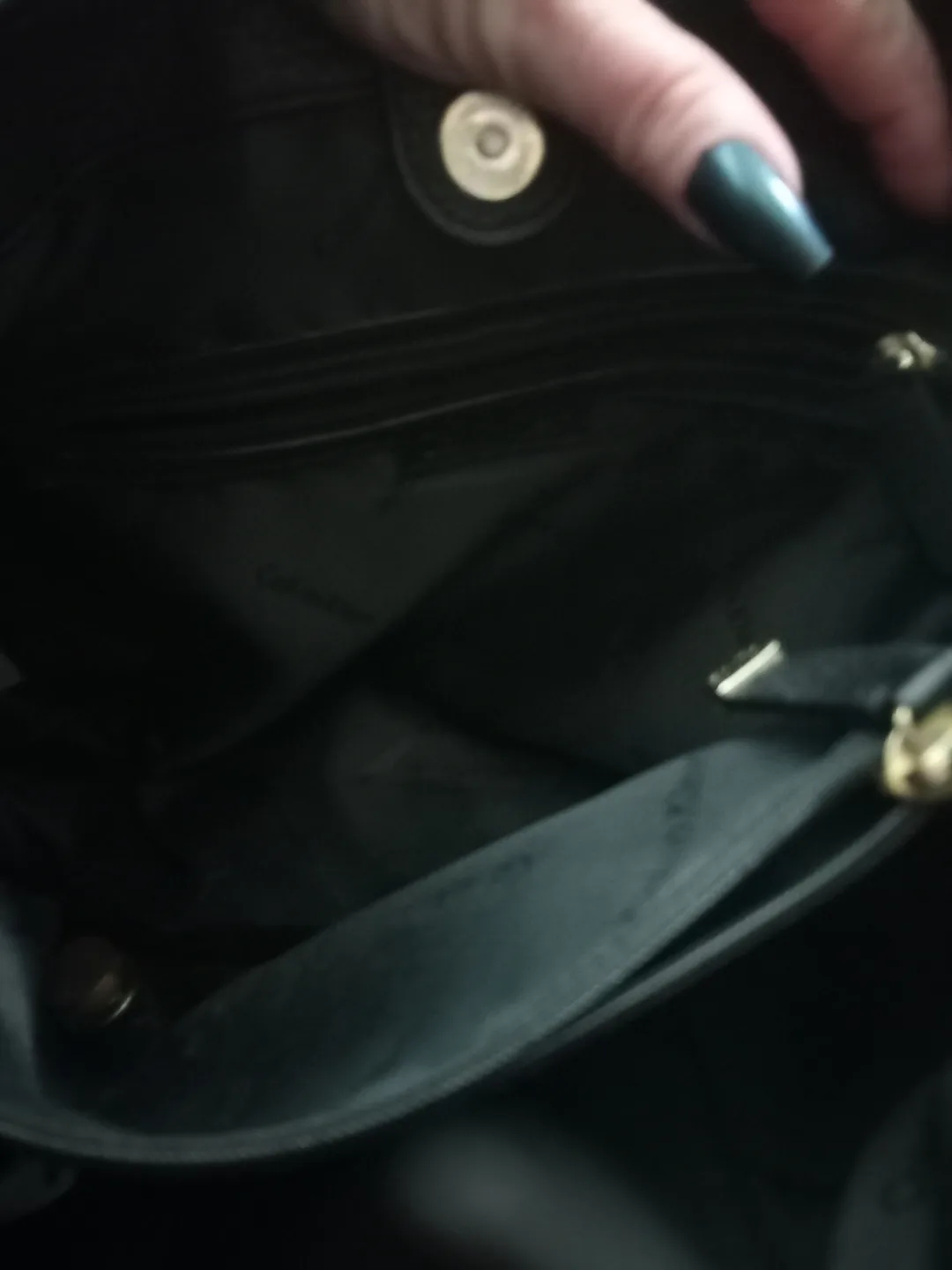 Calvin Klein Black Leather Handbag image indicator(3)