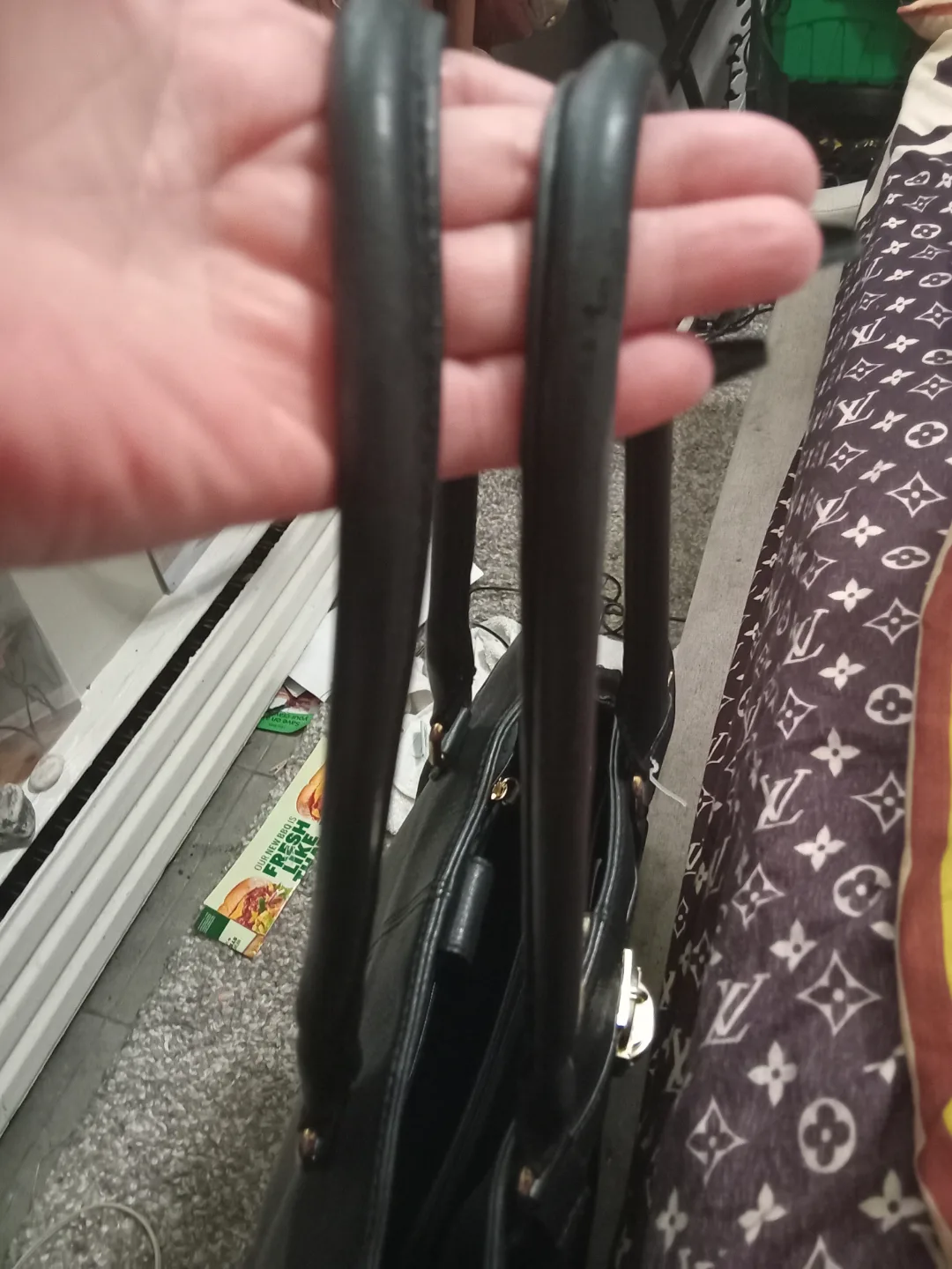 Calvin Klein Black Leather Handbag image indicator(4)