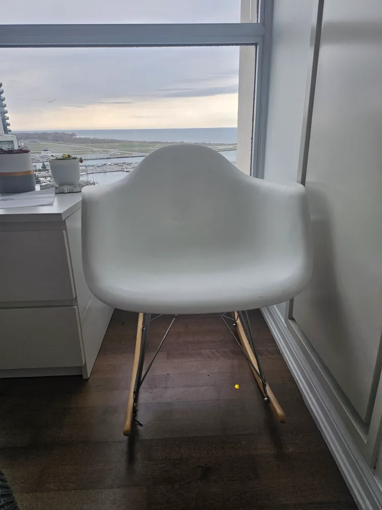White Rocking Chair thumbnail