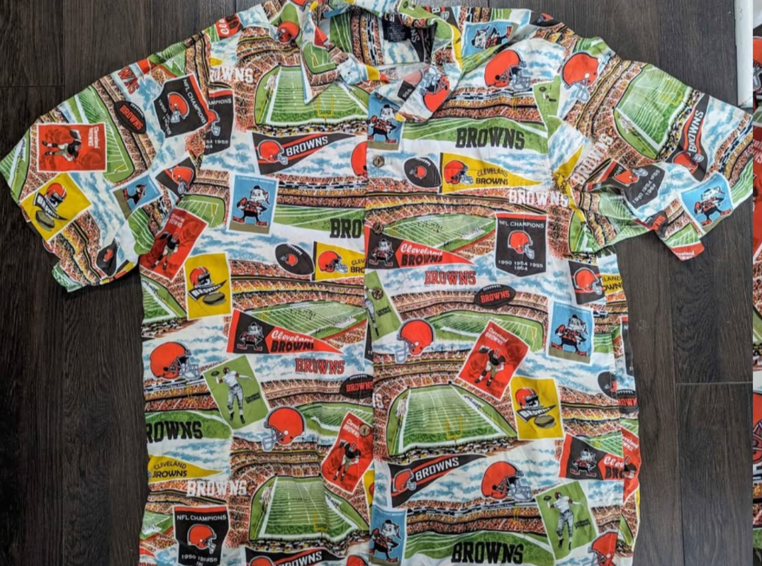 Cleveland Browns Button-Up Shirt