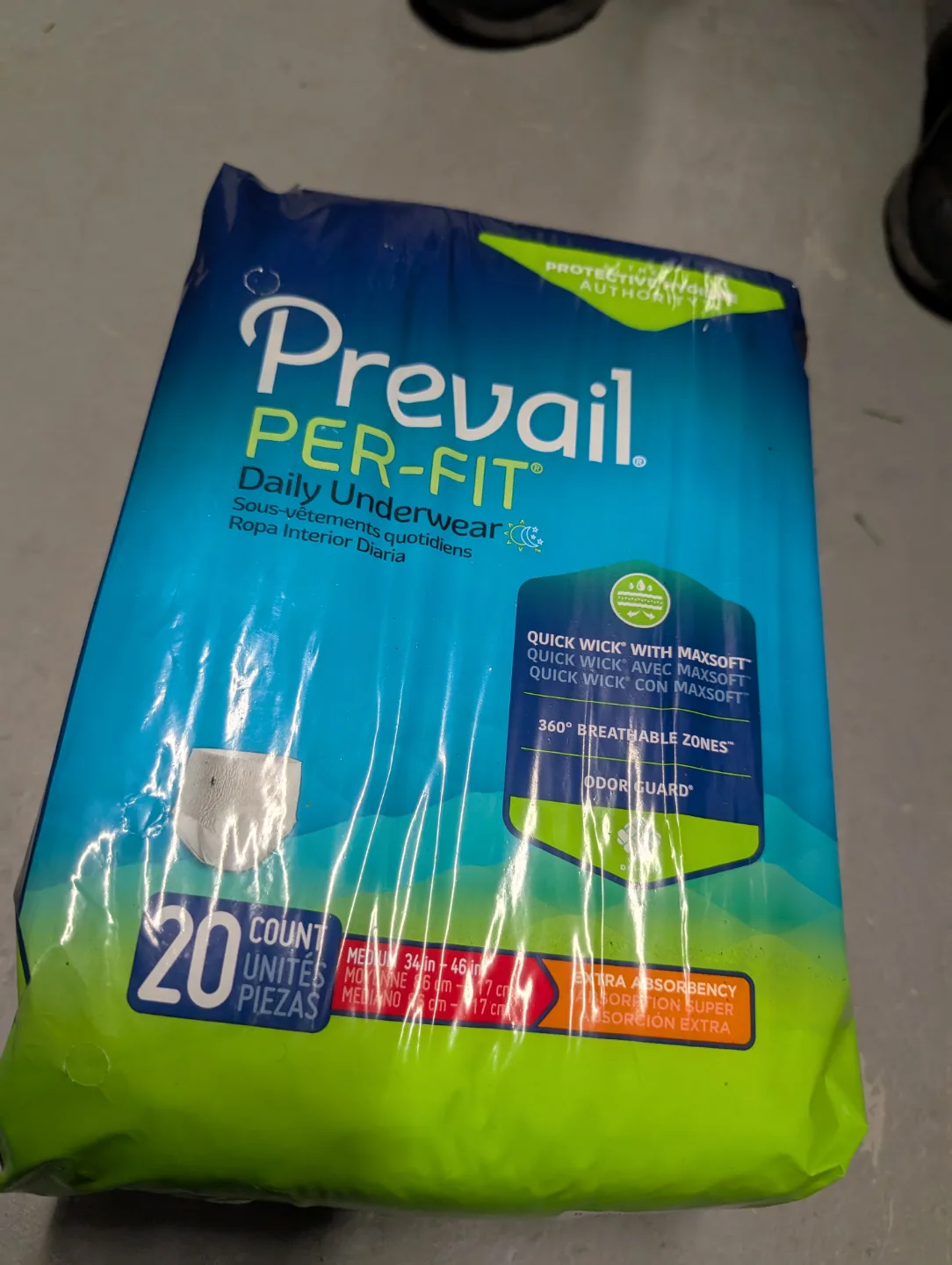 20 Prevail Per-Fit Daily Underwear - Medium thumbnail