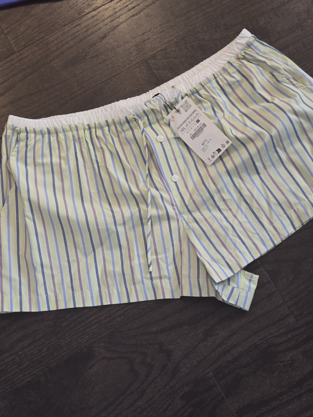 Zara Women's Striped  Shorts - Size XXL