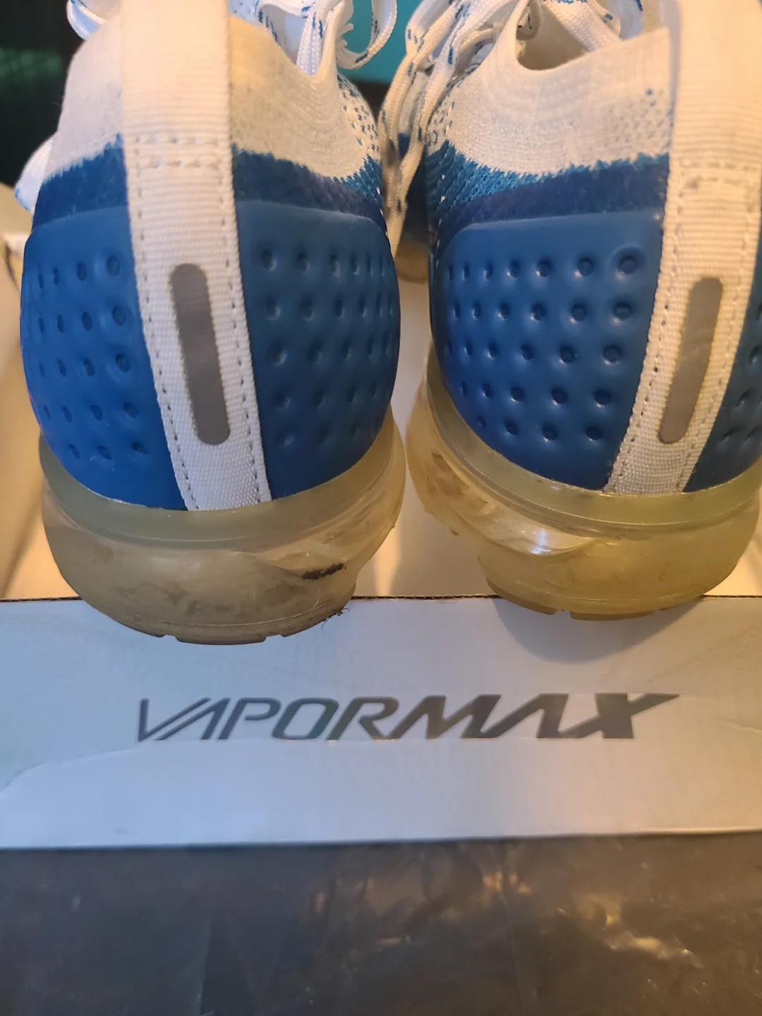 Nike Vapormax Sneakers - Blue and White. image indicator(2)