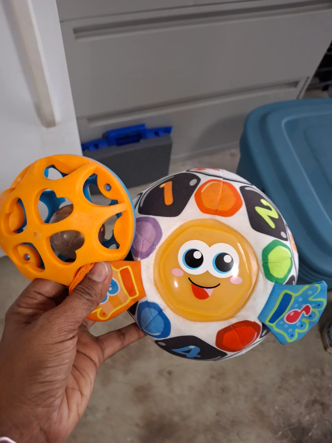 Baby's First Toy Set: Rattle Ball and Plush Toy image indicator(2)