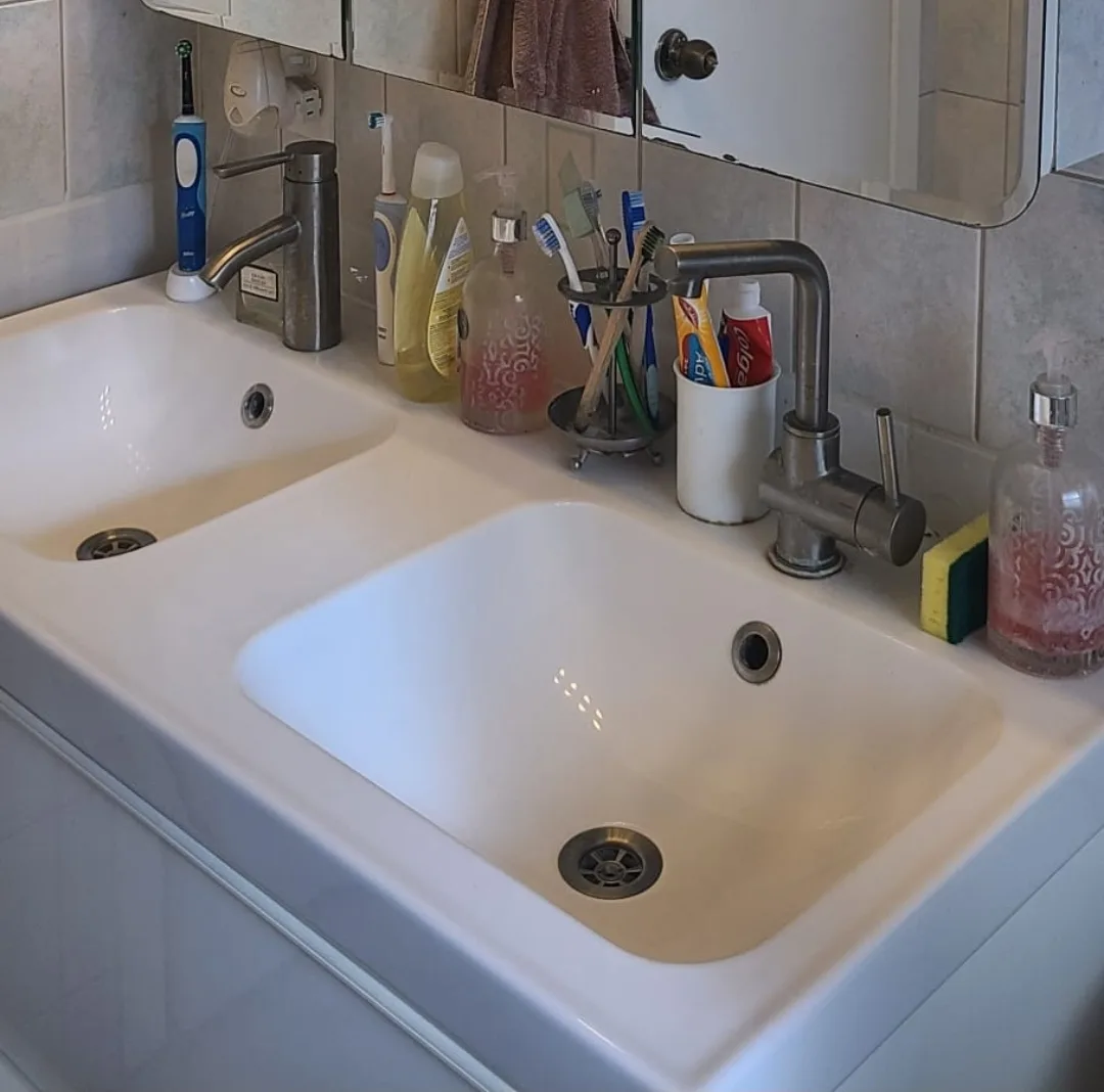IKEA Godmorgon Double bathroom Vanity Sink with Faucets🏒 image indicator(5)