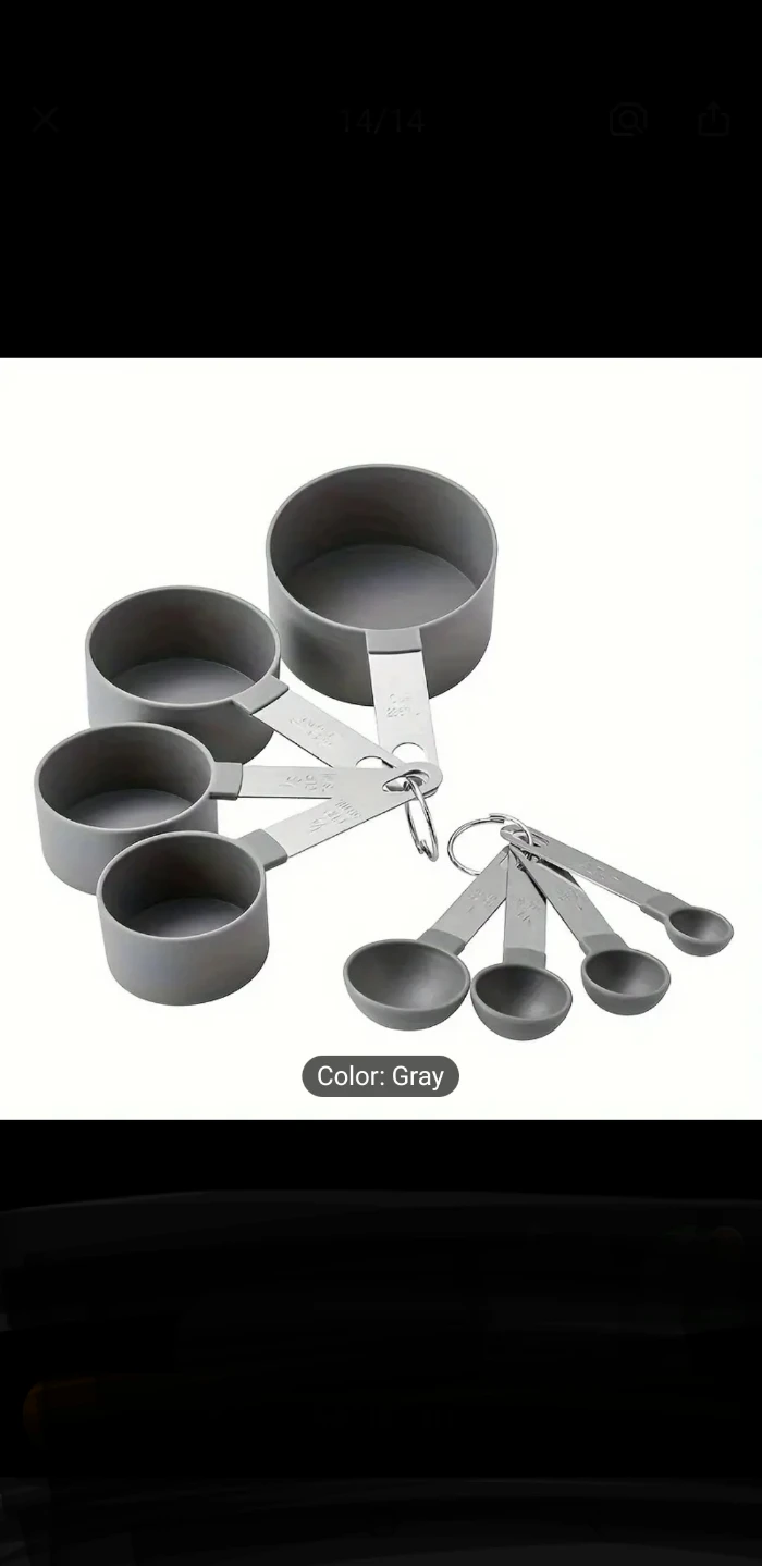 8 pcs measuring cups and spoons