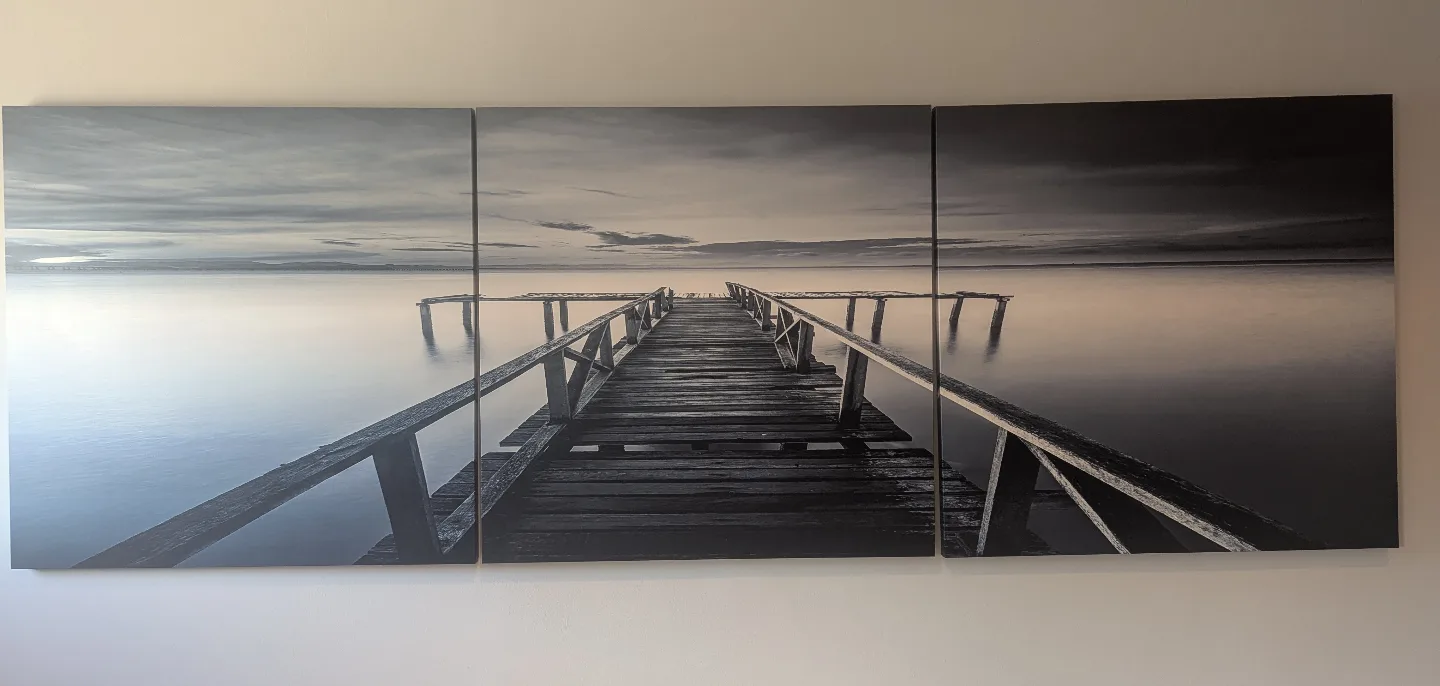 Serene Cottage Boardwalk Wall Art thumbnail