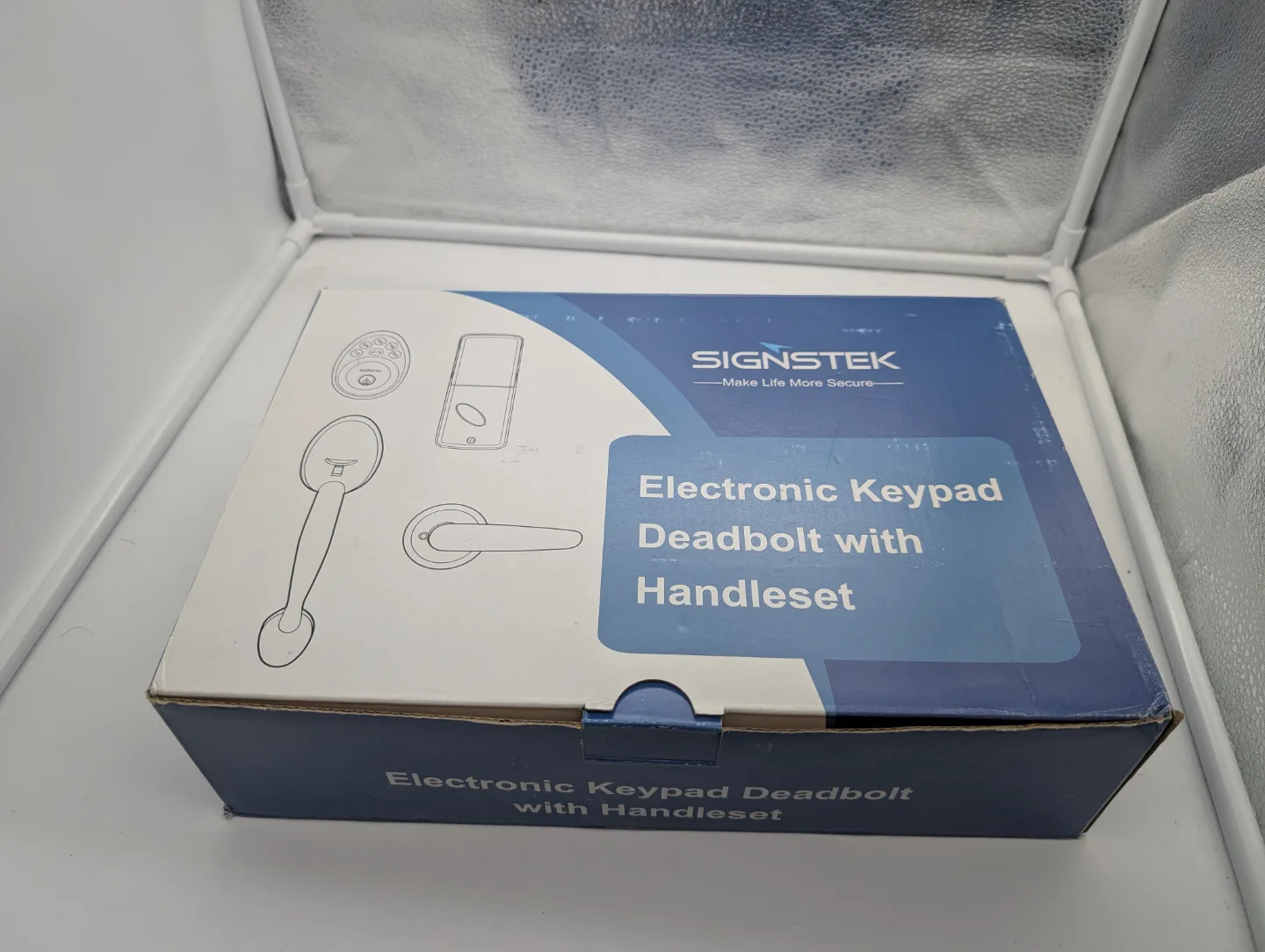 SIGNSTEK Electronic Keypad Deadbolt with Handleset thumbnail