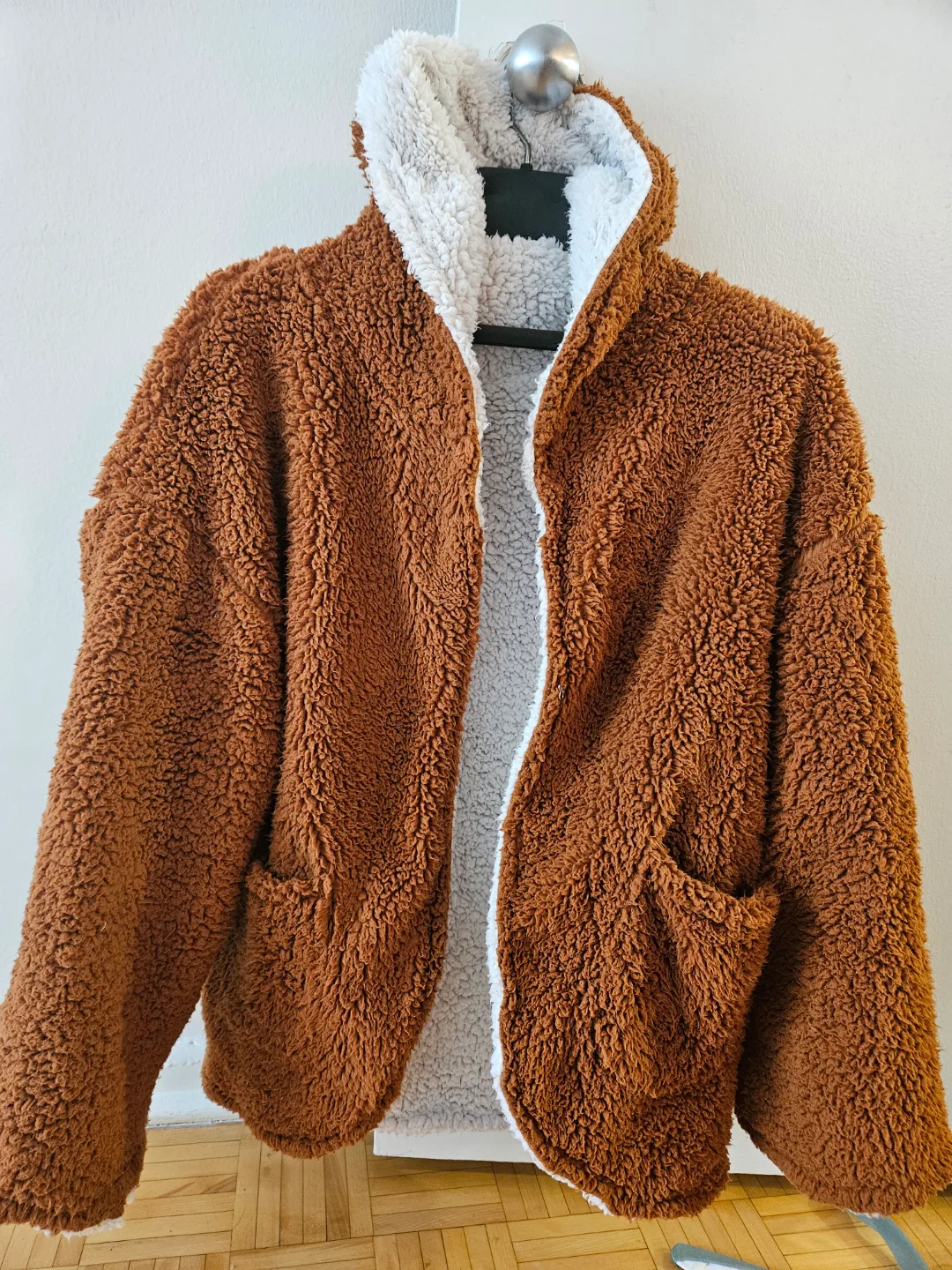 Cozy Brown Sherpa Jacket thumbnail