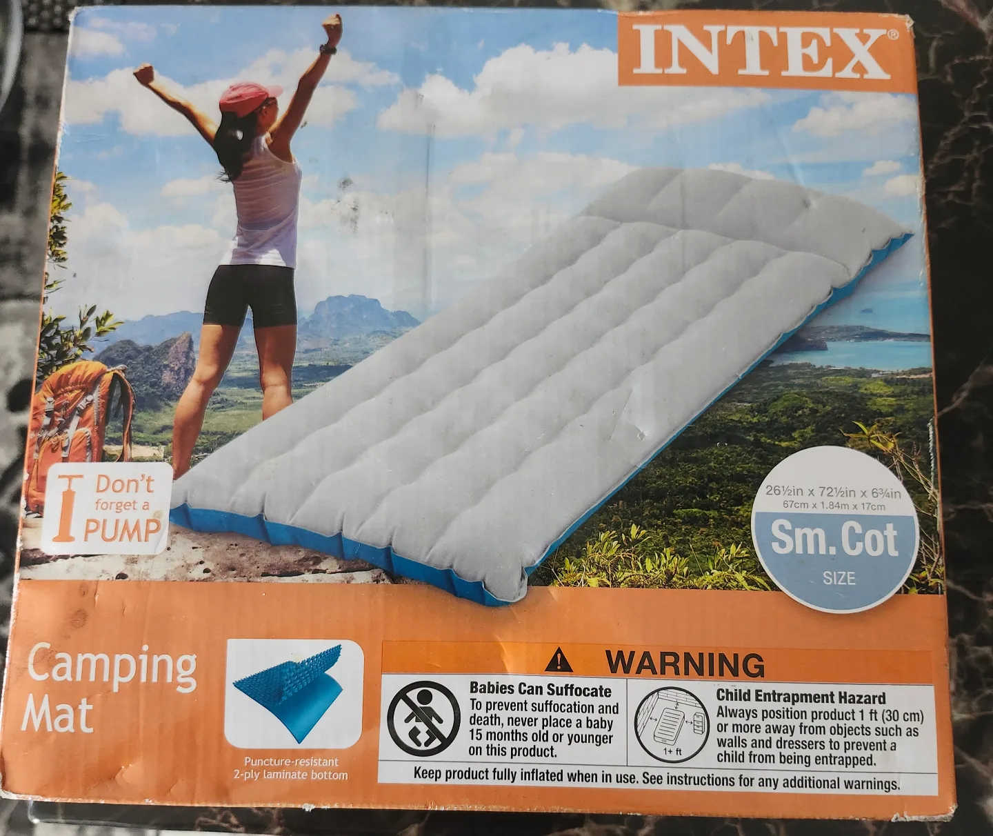 INTEX Camping Mat - Lightweight and Portable