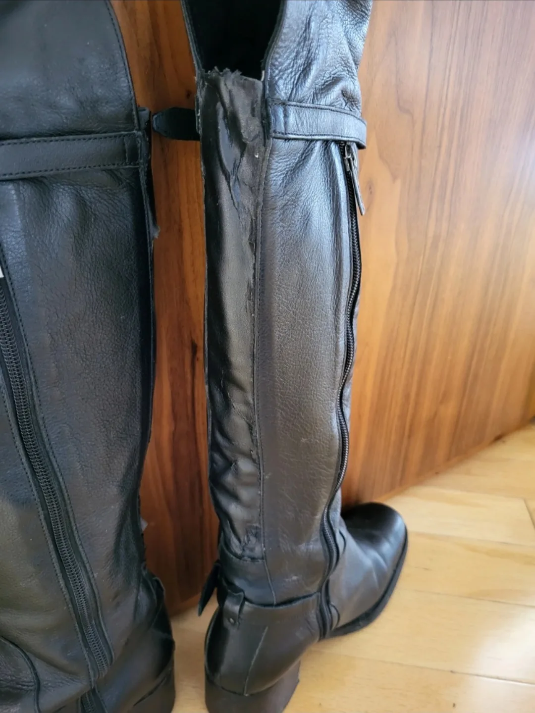 ❣️ Over the Knee Black Boots Genuine Leather - Size 6.5 image indicator(8)