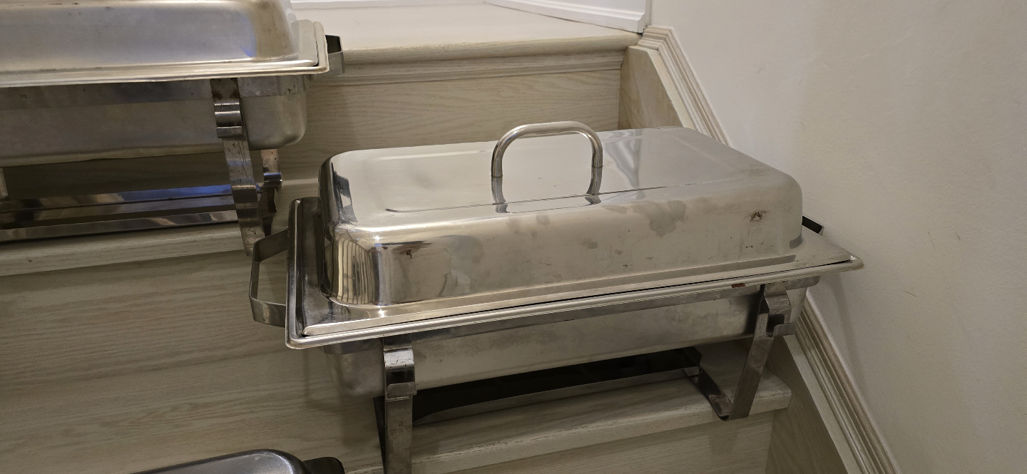 7 Stainless Steel Chafing Dishes with Fuel Holders and fuel - photo 2