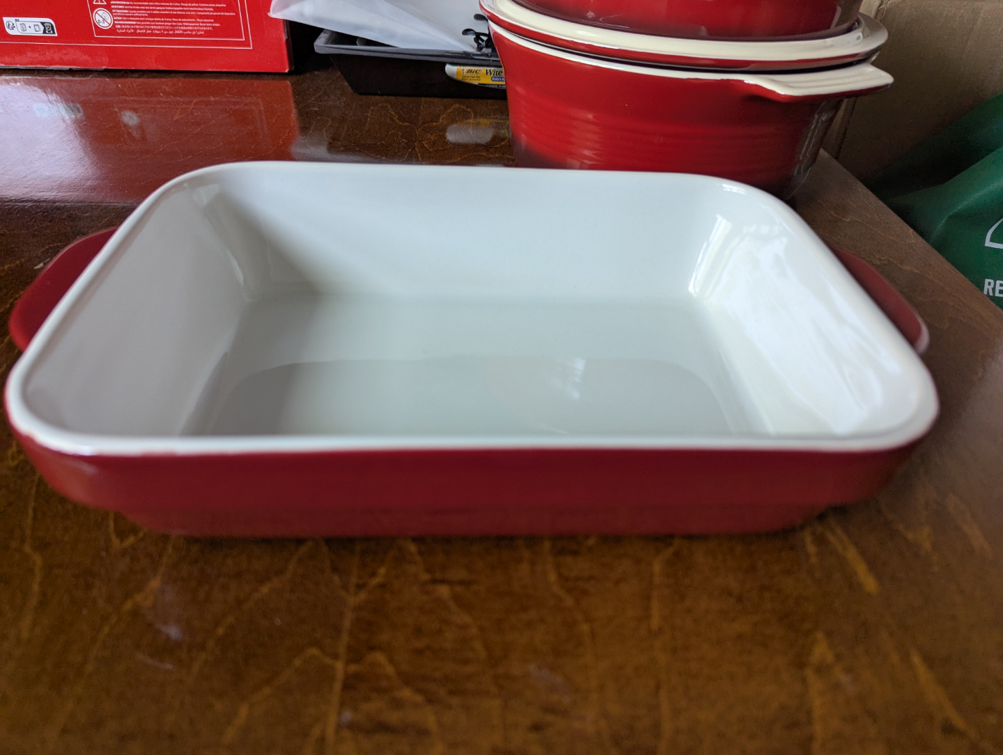 KitchenAid Red Ceramic Baking Dish