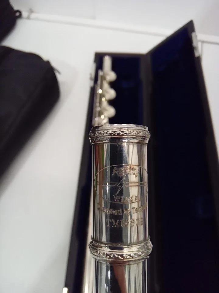 Agility Winds By Tempest B-Tail Silver Body Off-Set Flute- 17 ho image indicator(5)