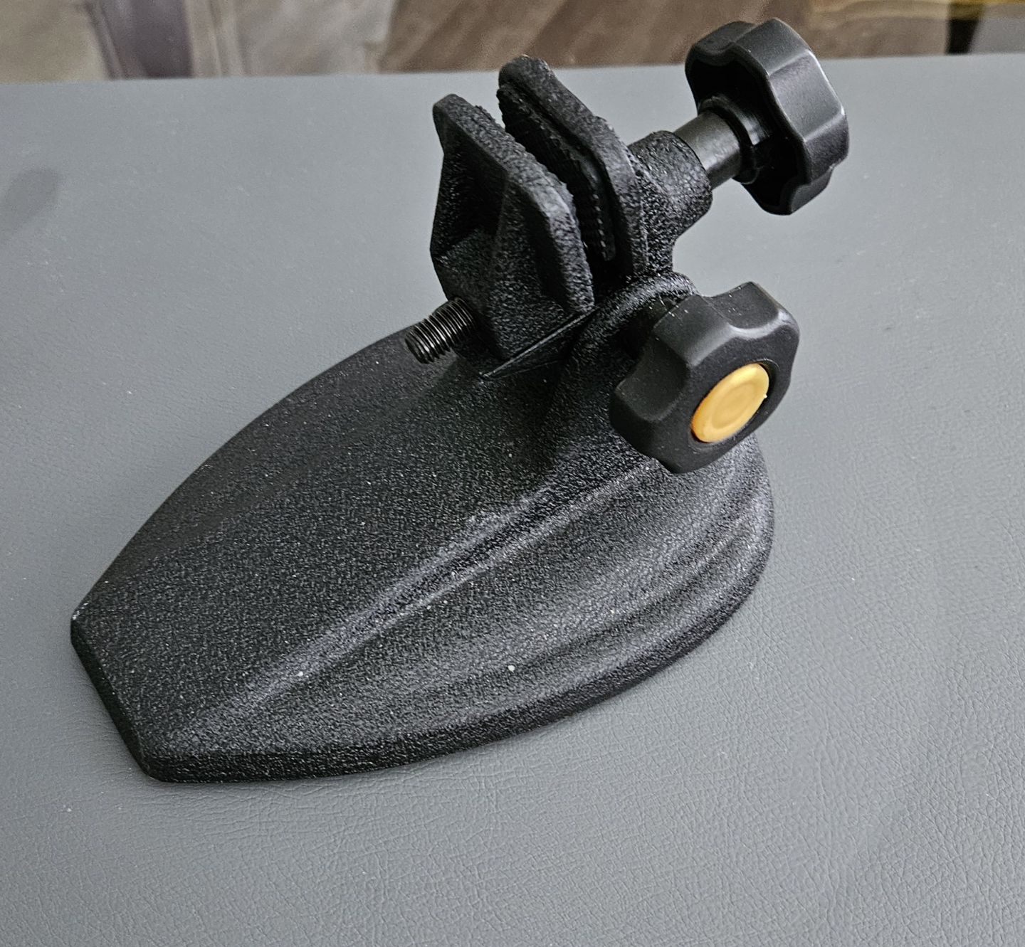 NEW!- Portable Vice Grip Clamp on Cast Iron Base - photo 2