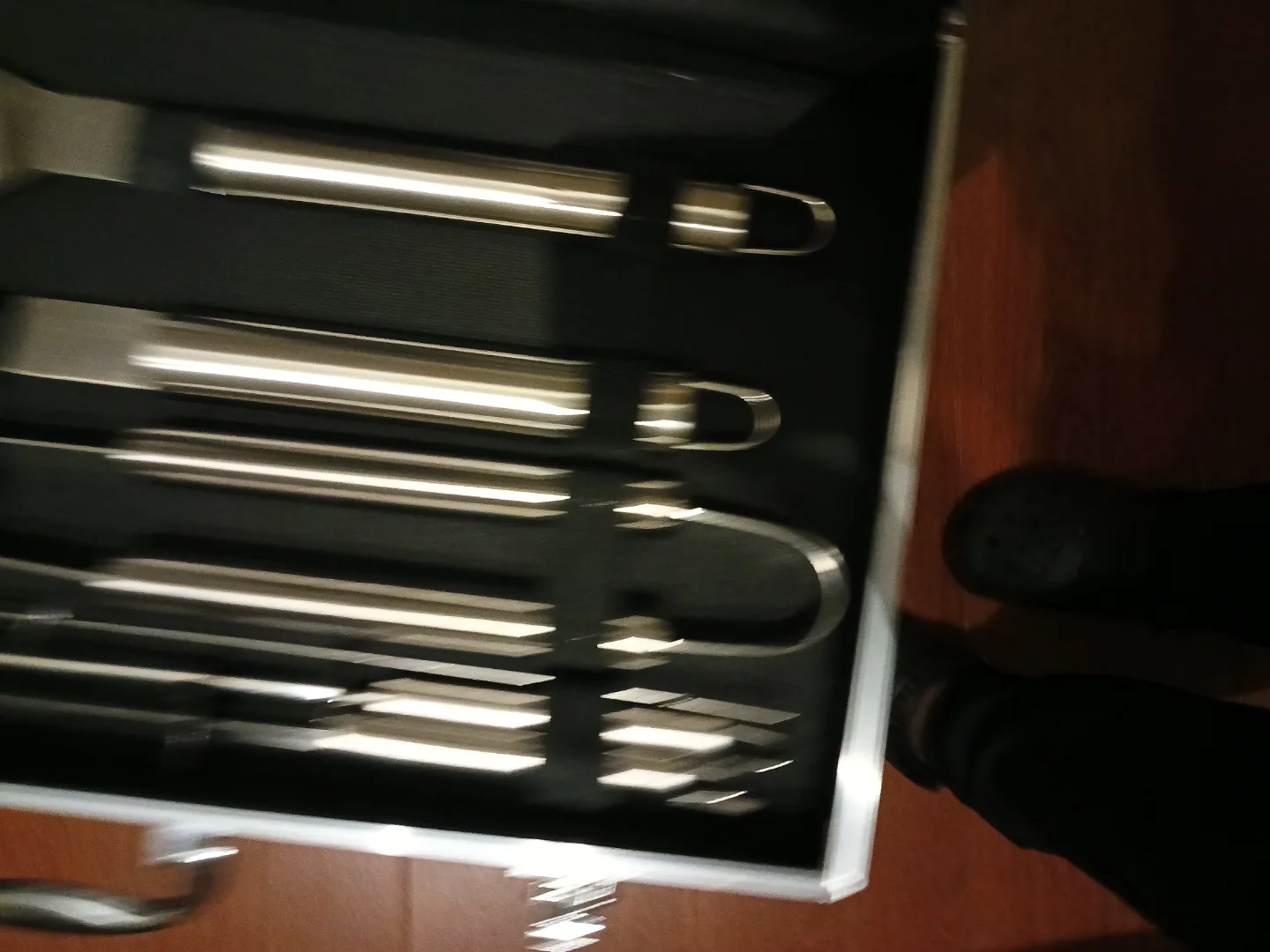 Stainless Steel BBQ Utensil Set in Carry Case thumbnail