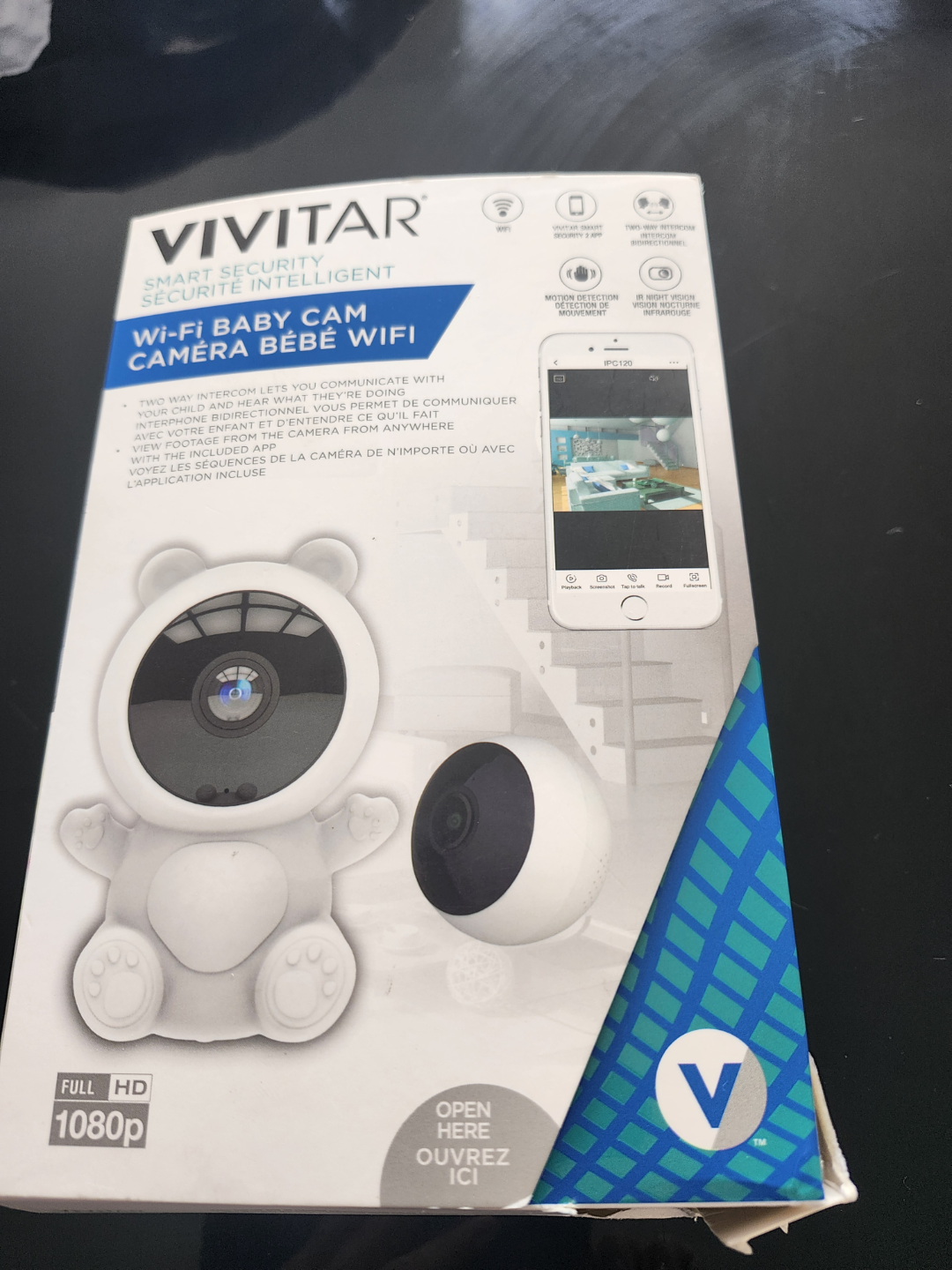 Vivitar Wi-Fi Baby Cam - Bear Shaped Smart Security Camera - photo 3