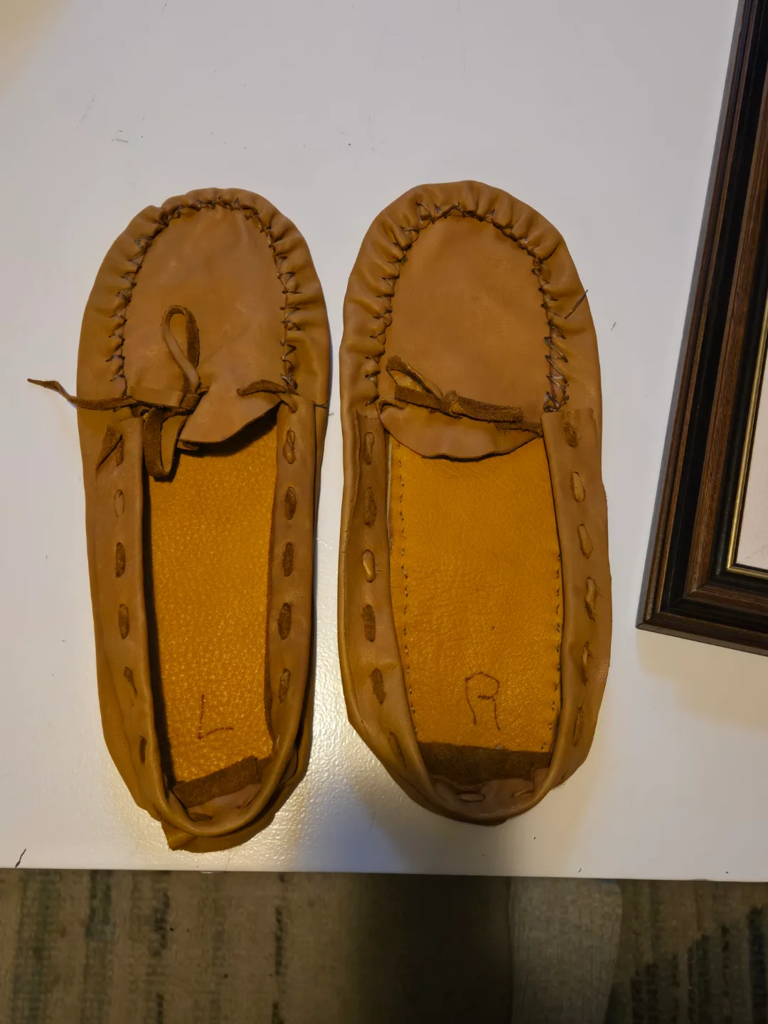 Handmade Leather Moccasins thumbnail