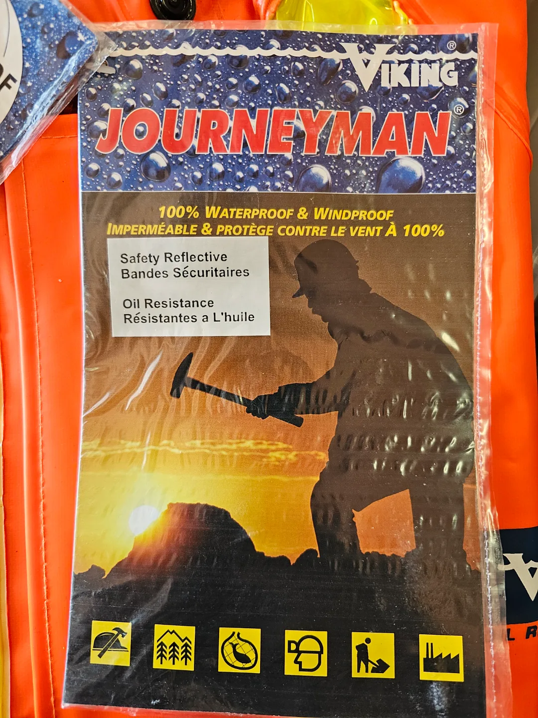 Viking Journeyman Waterproof & Windproof Safety Jacket - Large image indicator(2)