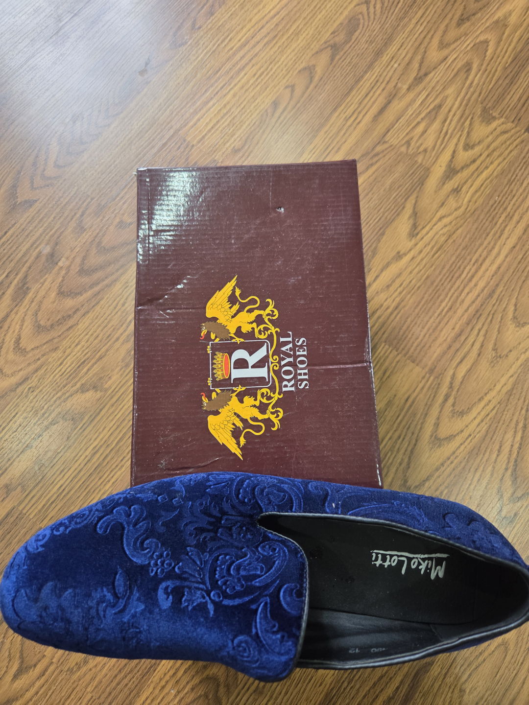 Men's Mikoletti Blue Velvet Loafers - photo 2